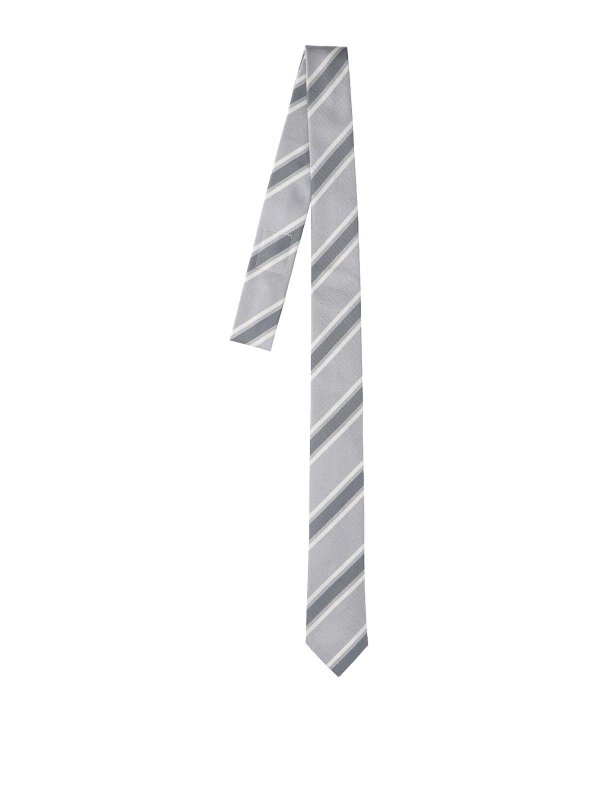 THOM BROWNE: ties & bow ties - Striped Tie