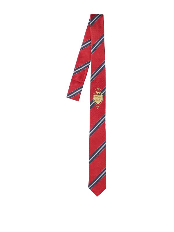 THOM BROWNE: ties & bow ties - Striped Tie