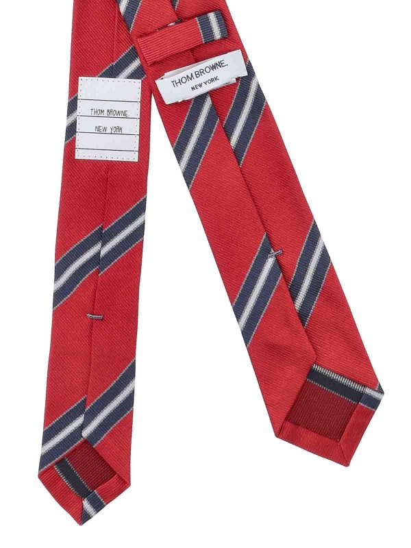 The Best Shops THOM BROWNE: ties & bow ties - Striped Tie