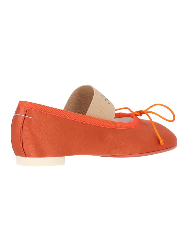 フラットシューズ - オレンジ shop online: MM6 MAISON MARGIELA