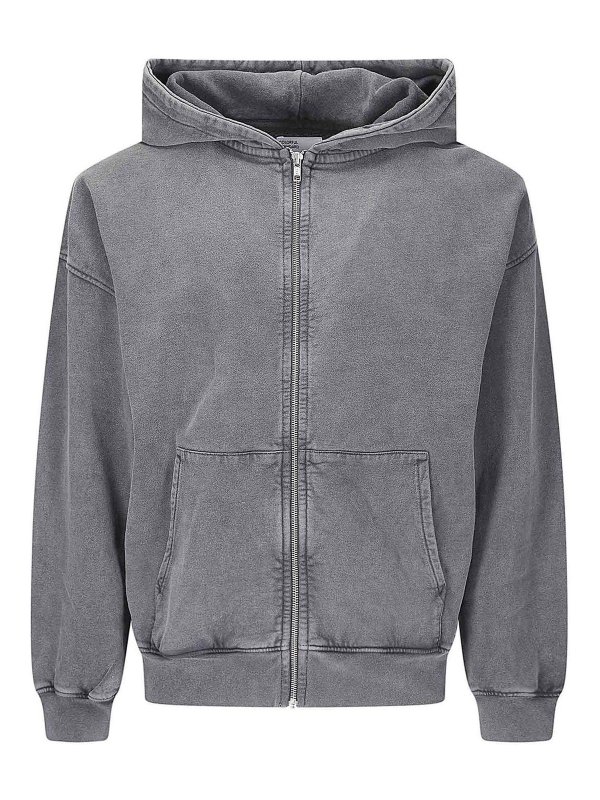 COLORFUL STANDARD: Sweatshirts & Sweaters - Organic Oversized Zip Hood