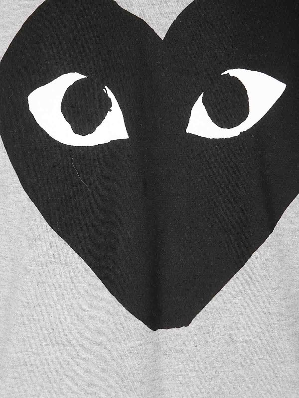 The Best Shops Comme des Garçons Play: T-shirts - T-Shirt - Grau