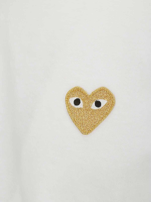 The Best Shops Comme des Garçons Play: Tシャツ - Tシャツ - 白