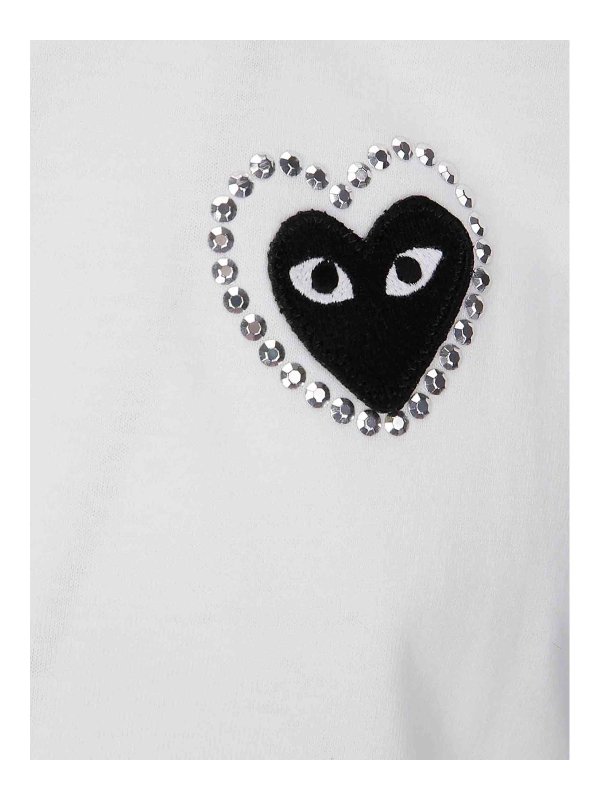 Comme des Garçons Play: T-shirts online - T-Shirt - Weiß