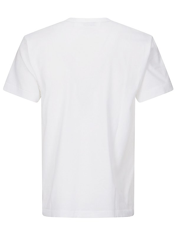 The Best Shops Comme des Garçons Play: T-shirts - T-Shirt - Weiß