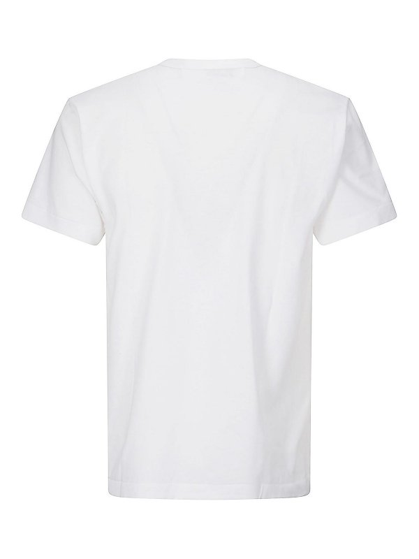 Comme des Garçons Play: T-shirts online - T-Shirt - Blanc
