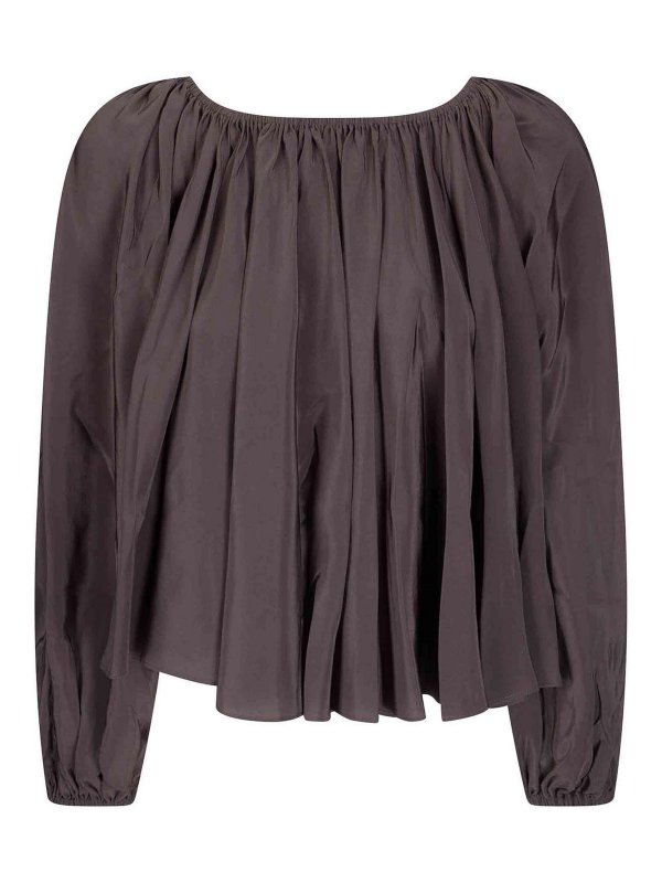 7 FOR ALL MANKIND: Blouses - Blouse - Marron