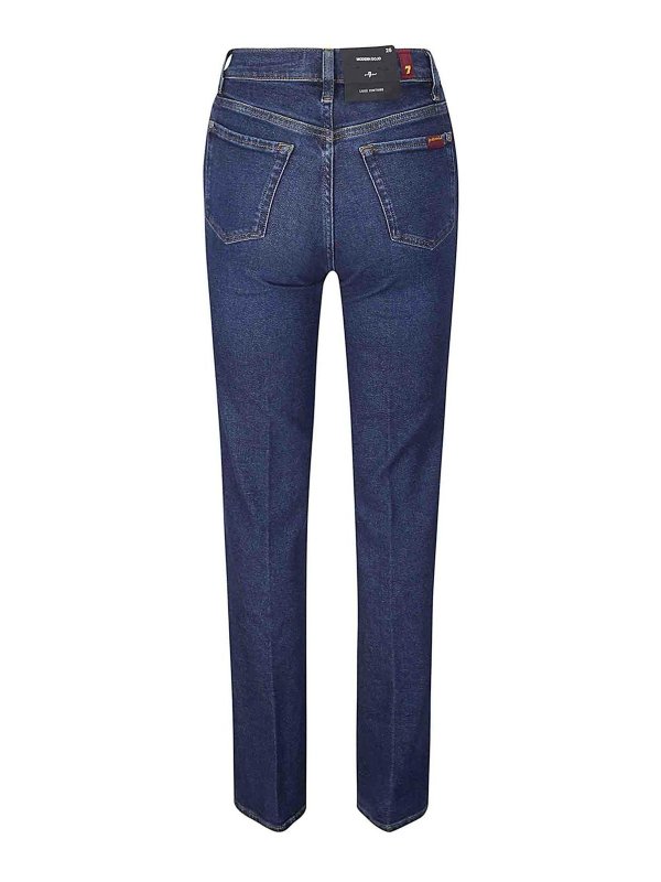 7 FOR ALL MANKIND: Jeans à jambe droite online - Jean Droit - Bleu