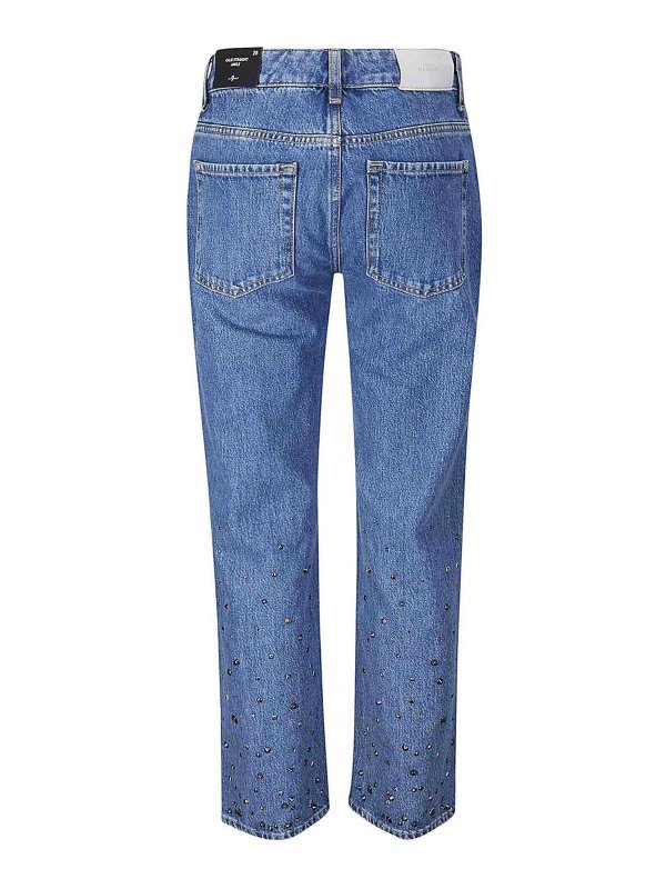 7 FOR ALL MANKIND: straight leg jeans online - Calie Straight Ankle Dance