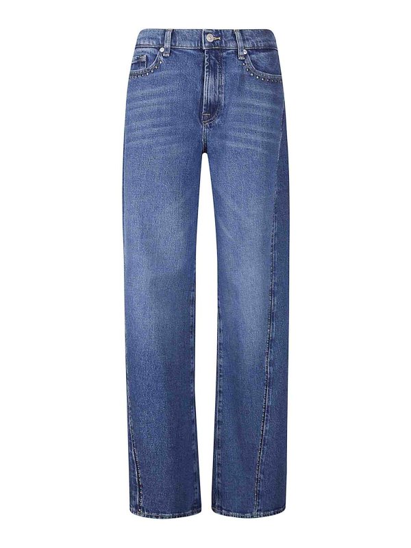 7 FOR ALL MANKIND: straight leg jeans - Twisted Lotta