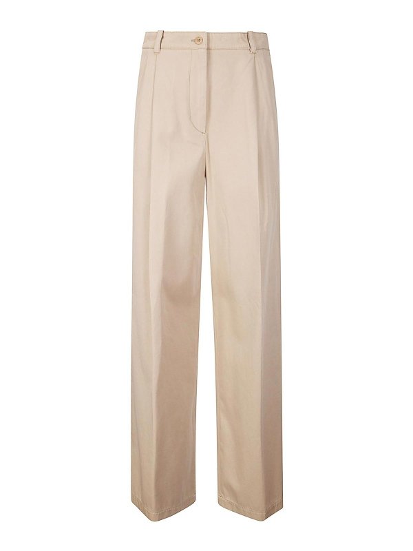 A.P.C.: Casual Hosen - Casual Hose - Beige
