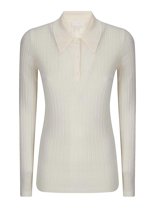 A.P.C.: Poloshirts - Poloshirt - Hellbeige