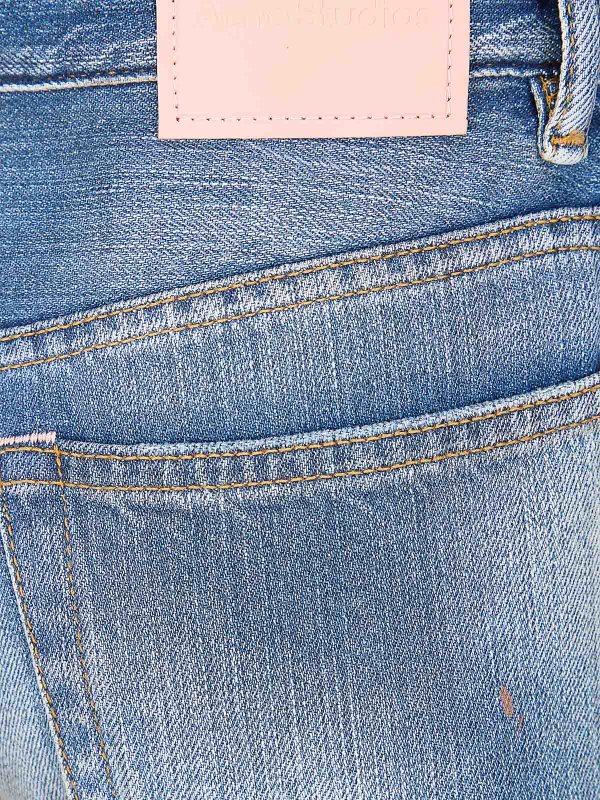 The Best Shops Acne Studios: Jeans à jambe droite - Jean Droit - Foncé Délavé