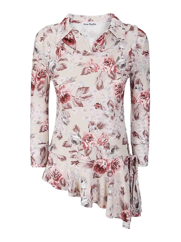 Acne Studios: Hemden - Hemd - Beige