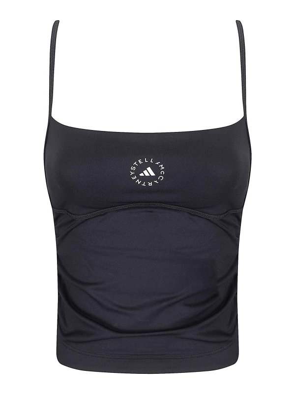 ADIDAS BY STELLA MCCARTNEY: Tops & Débardeurs - Top - Noir