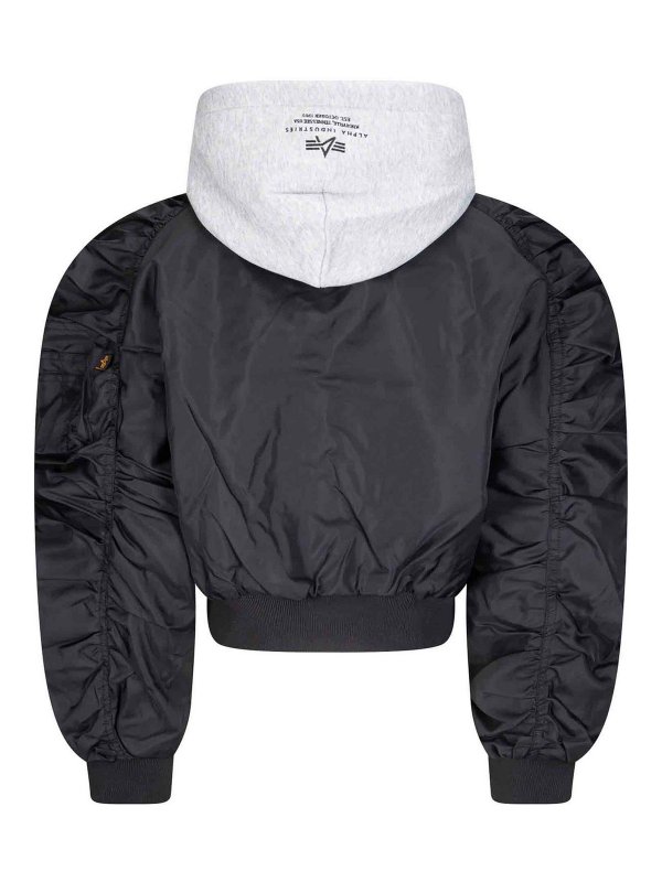 ALPHA INDUSTRIES: bombers online - Ma-1 Hooded Bomber Wmn