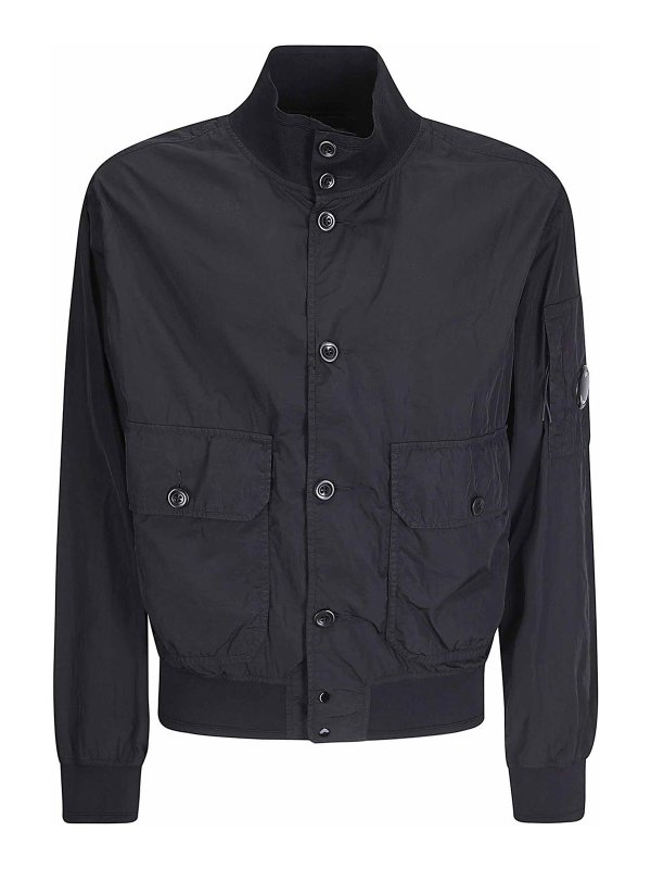 C.P. COMPANY: ボンバージャケット - ボンバージャケット - 黒