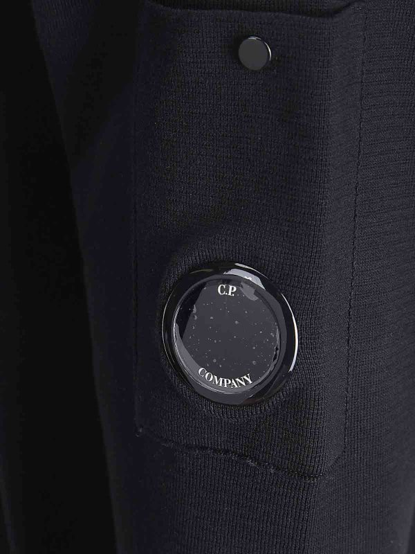 The Best Shops C.P. COMPANY: Strickpullover mit Rundhalsausschnitt - Rundhalspullover - Schwarz