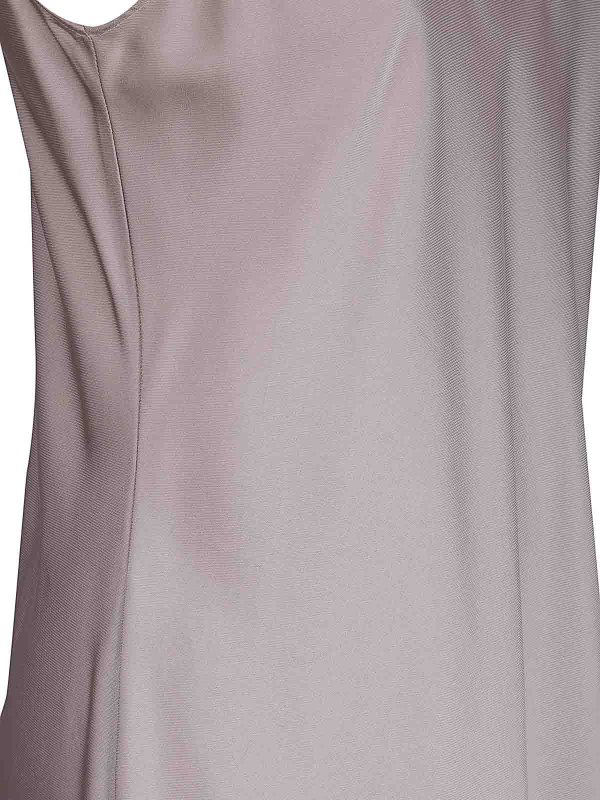 The Best Shops CALVIN KLEIN: knee length dresses - Matte Satin Hero Slip Dress