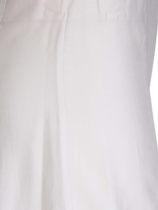 The Best Shops CALVIN KLEIN: Knielange und Midi Röcke - Midirock - Weißgold