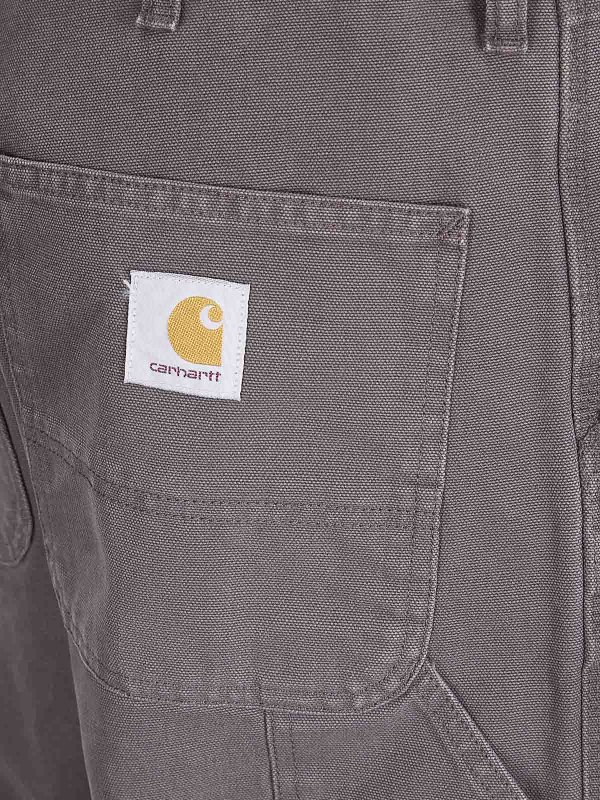The Best Shops CARHARTT: トラウザーショーツ - ショートパンツ - グレイッシュブラウン