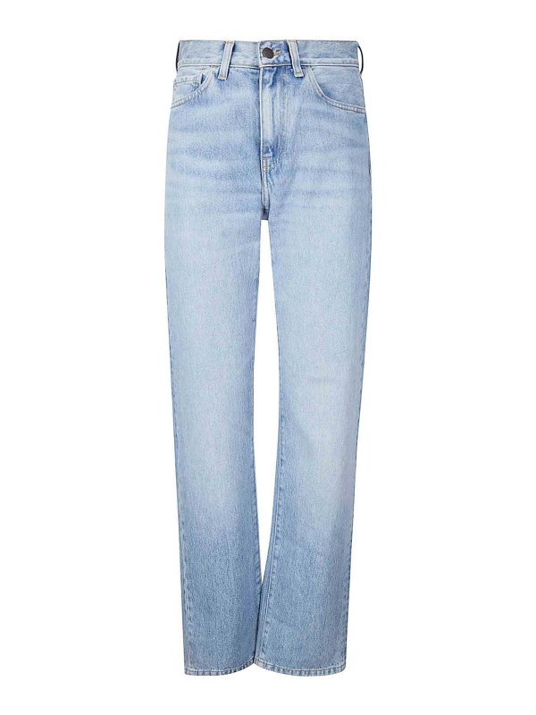 CARHARTT: Jeans Rectos - Vaqueros Rectos - Azul