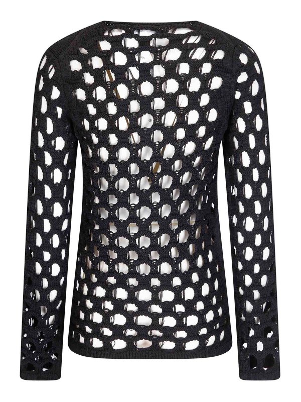 COMME DES GARCONS: Pull col rond online - Pull Col Rond - Noir