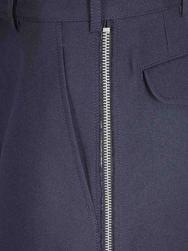 The Best Shops COMME DES GARCONS SHIRT: トラウザーショーツ - ショートパンツ - ダークブルー