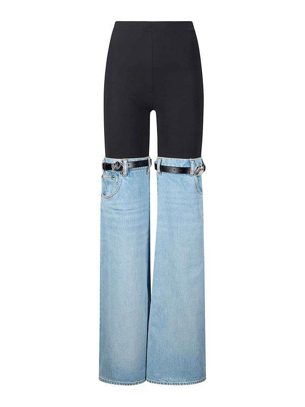 COPERNI: casual trousers - Hybrid Denim Trousers