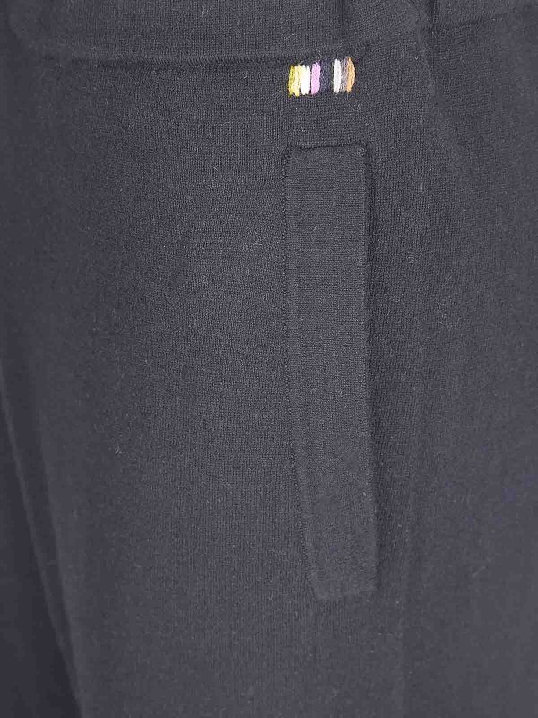 The Best Shops EXTREME CASHMERE: Pantalons casual - Pantalons Décontractés - Noir