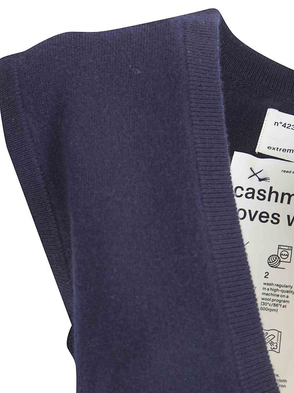 The Best Shops EXTREME CASHMERE: Gilets tricot - Gilet - Bleu Foncé