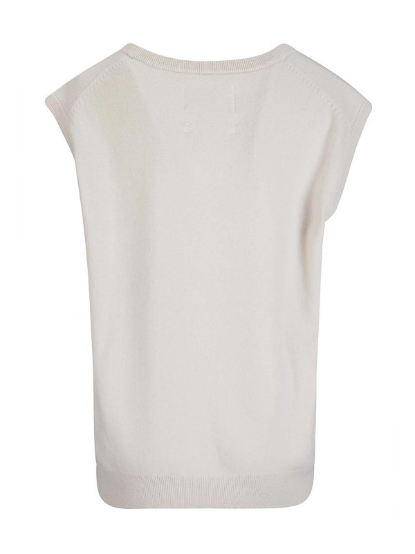 EXTREME CASHMERE: Gilets tricot online - Gilet - Blanc