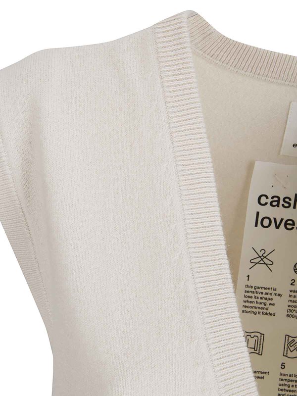 The Best Shops EXTREME CASHMERE: Gilets tricot - Gilet - Blanc