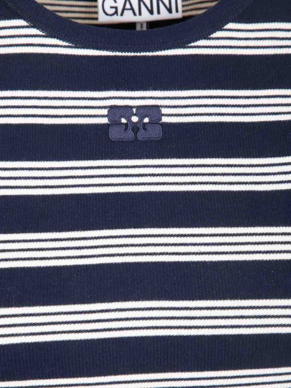 The Best Shops GANNI: Tops & Débardeurs - Top - Bleu Clair