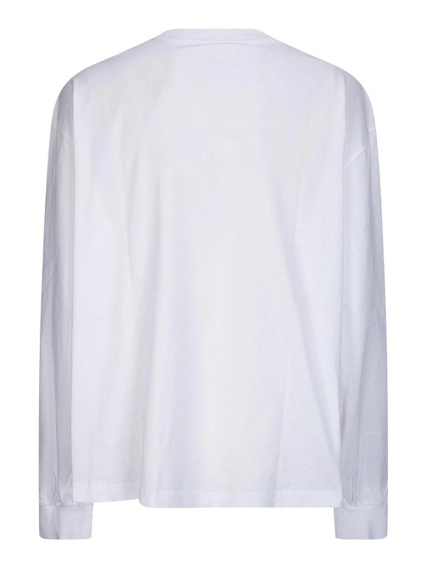 GANNI: Camisetas online - Camiseta - Blanco