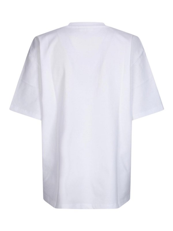 GANNI: Camisetas online - Camiseta - Blanco