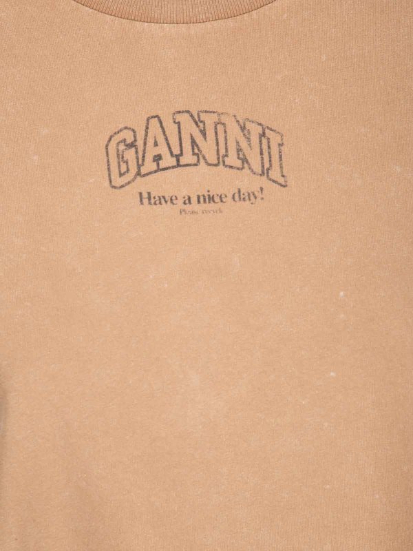 The Best Shops GANNI: t-shirt - T-shirt effetto lavato Future Essentials