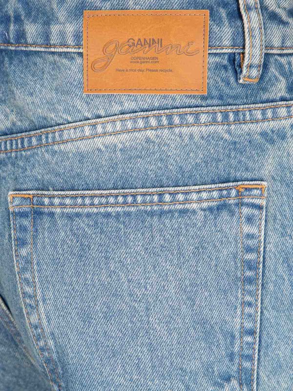 The Best Shops GANNI: ストレートジーンズ - ストレートジーンズ - ブルー