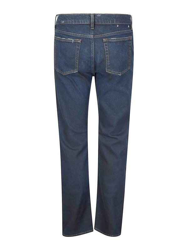 GOLDEN GOOSE: ストレートジーンズ online - ストレートジーンズ - ブルー