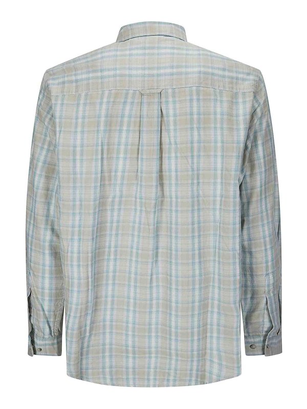 GRAMICCI: shirts online - Checkered Ombre Shirt
