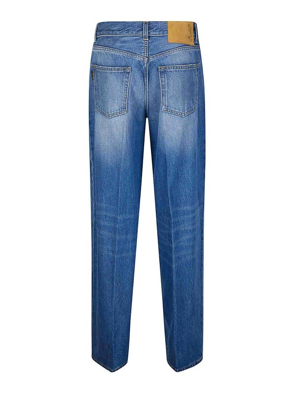 HAIKURE: straight leg jeans online - Bethany Real Blue