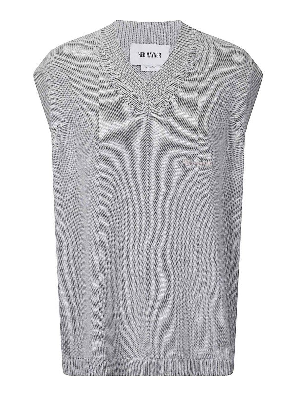 HED MAYNER: waistcoats & gilets - Gilet With Embroidery