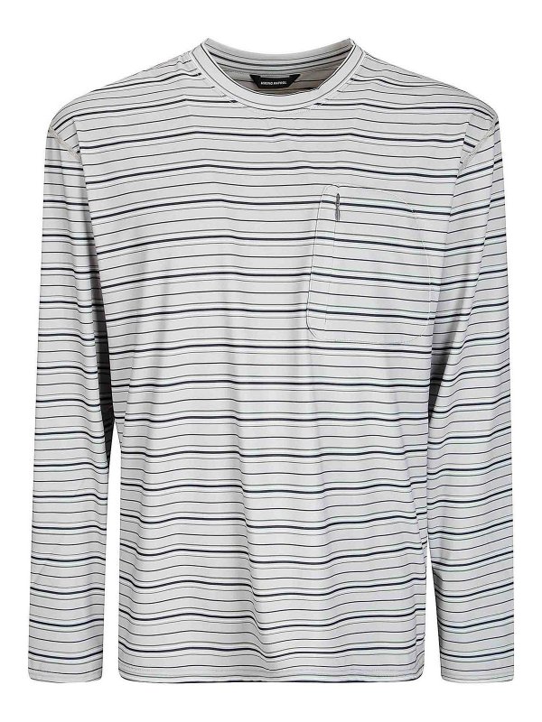 HIKING PATROL: t-shirt - Manica lunga a righe