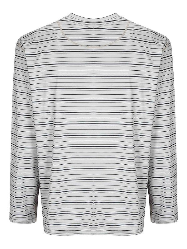 HIKING PATROL: t-shirt online - Manica lunga a righe