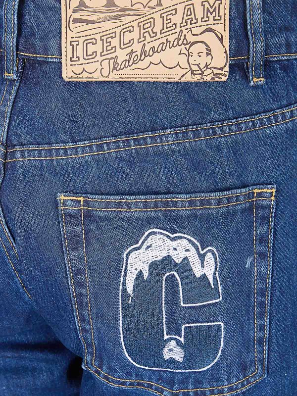 The Best Shops ICECREAM: カジュアルトラウザー - カジュアルパンツ - ミディアムウォッシュ