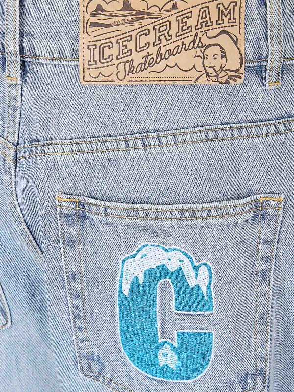 The Best Shops ICECREAM: カジュアルトラウザー - カジュアルパンツ - ライトウォッシュ