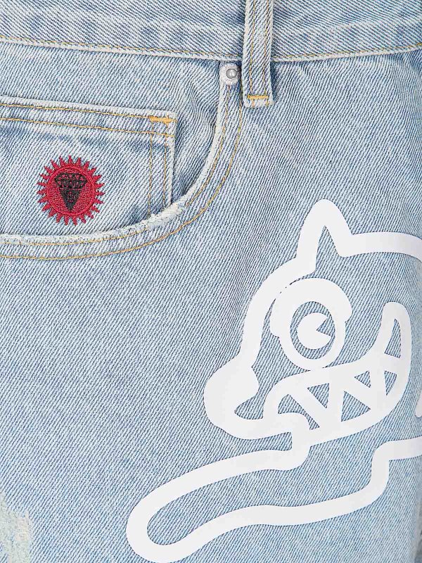 The Best Shops ICECREAM: Shorts - Shorts - Azul