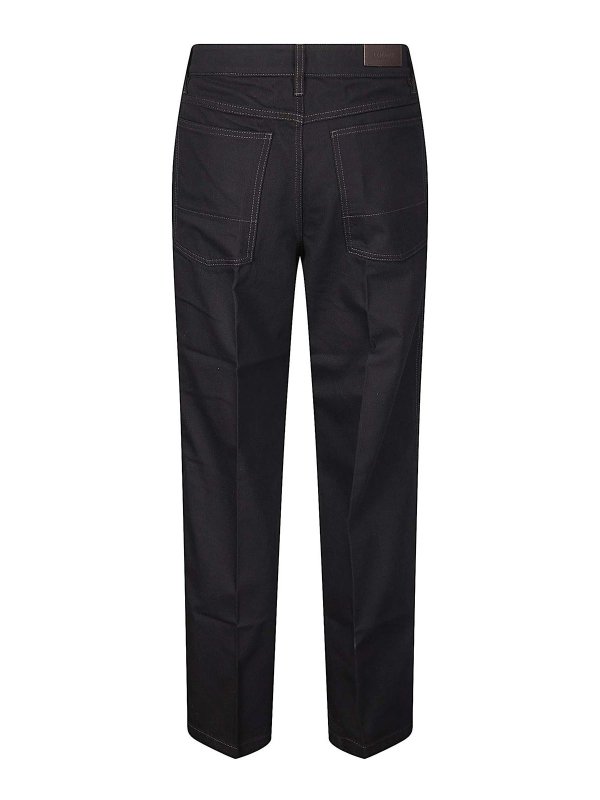 LEMAIRE: casual trousers online - Wide Pants