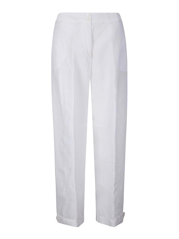 m.s.g.m.: Pantalons casual - Pantalons Décontractés - Blanc