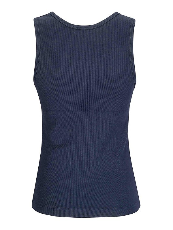 MAISON KITSUNÉ: Tops & Tank tops online - Baby Fox Ribbed Tank Top